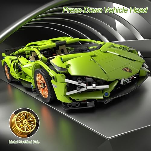Chodia 114 Supercar Building Kit for Adults and Kids 8