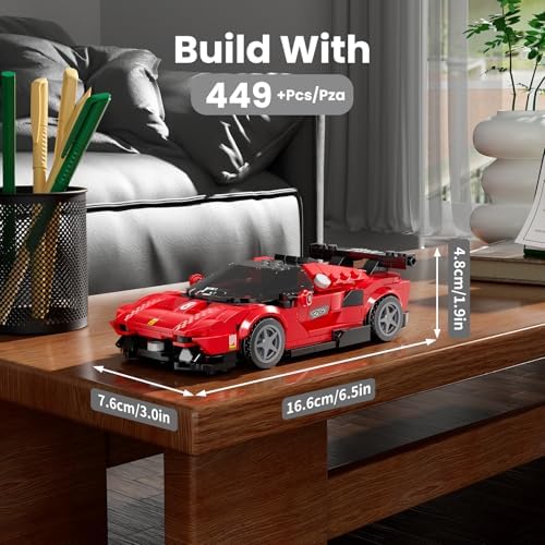 Mould King Speed Champion P80C Racing Car Building Kit 449 PCS