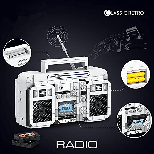 Uvini Adult Building Set Classic Retro Series 645pcs