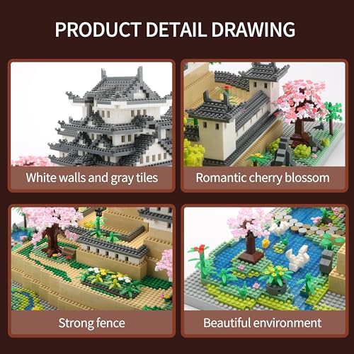 Japan Himeji Castle 10080 PCS Building Block Model for Adults
