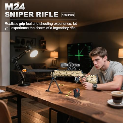 CASEIER M24 Building Blocks Gun Sets 1380 PCS