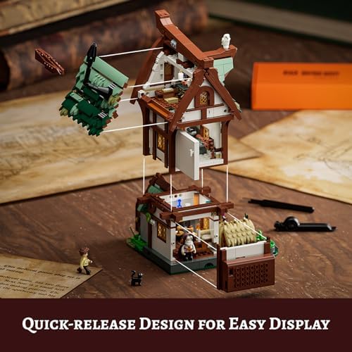 Funwhole Medieval Apothecary Shop Building Set - 1470 Pieces