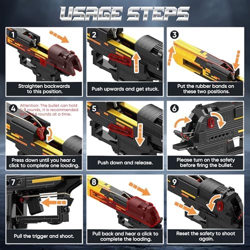 Golden Desert Eagle Model Building Blocks Set 700PCS