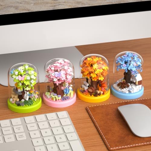 Sacblirr Tree House Building Blocks Set with Dust Cover