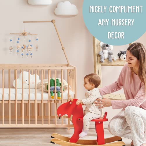 BlueMello Starry Night Crib Mobile and Holder Set