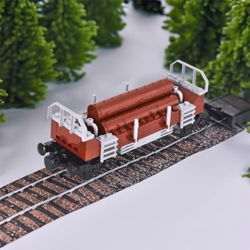 Podafu 6IN1 City Freight Train Building Set for Teens and Adults