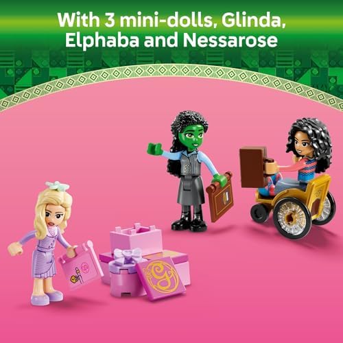 LEGO Wicked Glinda Elphaba Nessarose Shiz University Building Set for Kids 7