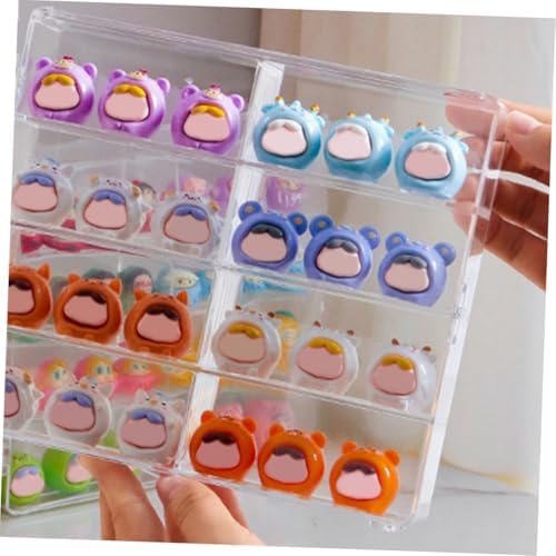 NUOBESTY 2Pcs Wall Mounted Display Case for Collectibles