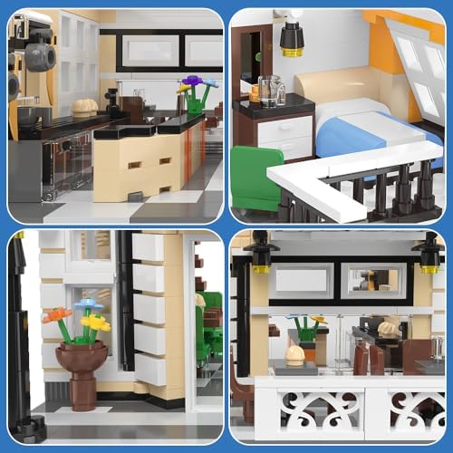 RAVAYO City Garden Hotel Building Set with LED Lights
