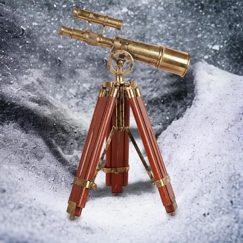 Kelvin Huges London 1915 Brass Telescope with Tripod Stand