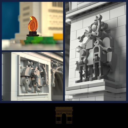 Givenni Architecture Arc de Triomphe Model Kit 4436PCS