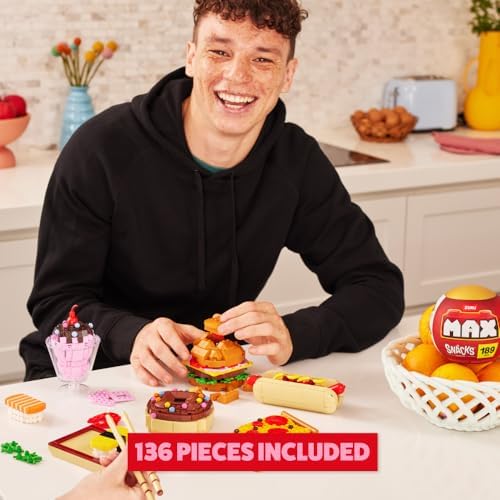 MAX Premium Snacks Building Bricks Hamburger ZURU Set