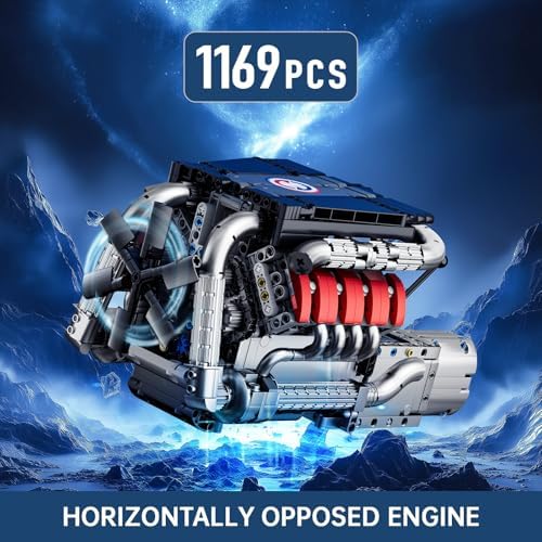 Mould King V8 Engine Building Kit for Adults