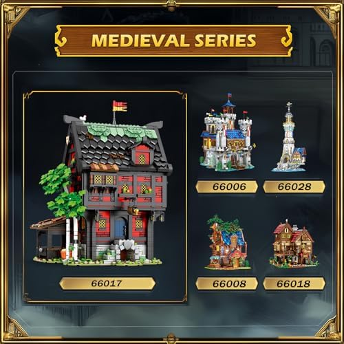 Medieval Crusader Inn Building Block Set 2953PCS