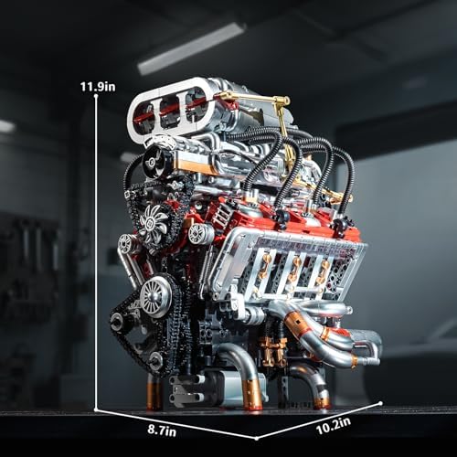 UNCLE BRICK V8 Engine Building Block Set