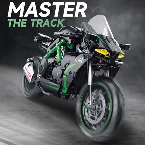 18 Scale Motorcycle Building Set for Adults and Kids