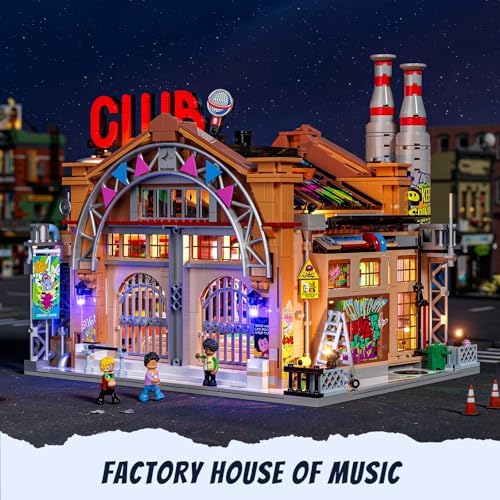 FUNWHOLE Music Building Bricks Set - 2654 Pcs Modular Kit