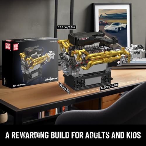 Mould King V12 Engine Kit Build Your Own Car Motor