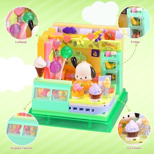 Cute Building Bricks Blocks Toys Miniature Set with Transparent Display