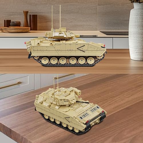 Military World M2 Tanks Building Set for Adults 1862 Piece