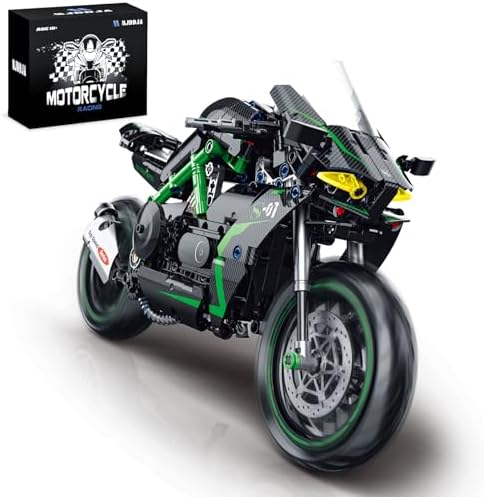 18 Scale Motorcycle Building Set for Adults and Kids