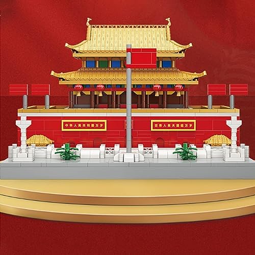 JOMIOD Tiananmen Building Blocks Set 4923 Pieces Micro Model
