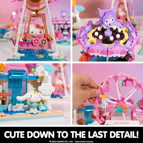 Hamee Hello Kitty Friends Summer Wonderland Water Theme Park Building Block Set