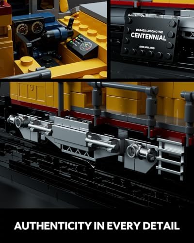 Nifeliz DDA40X Locomotive Building Set with Base