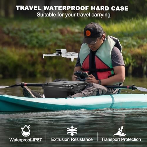 Lekufee Waterproof Hard Carry Case for DJI Flip Drone