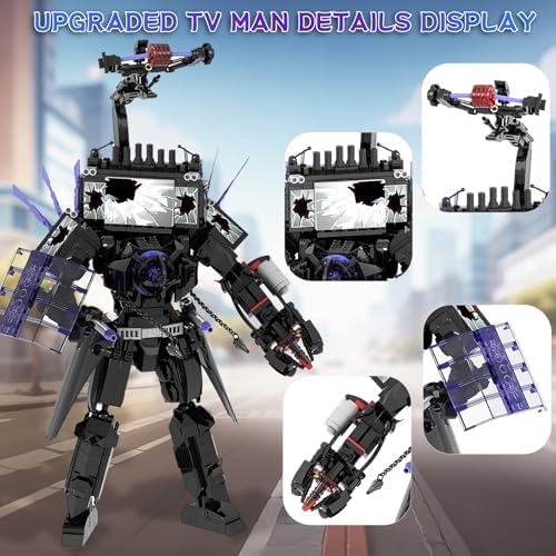 Bentex TV Man Figure Building Block Set 703pcs