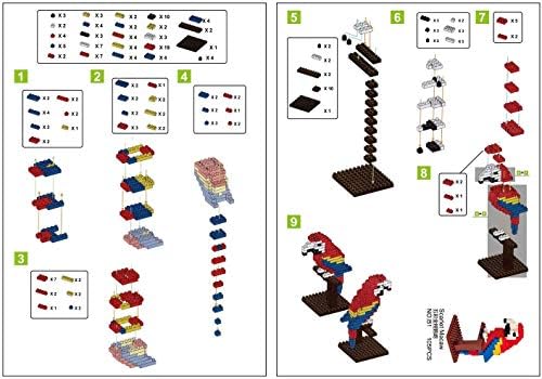 Kimiangel Mini Animal Building Blocks 12 Pack for Kids Party Favors
