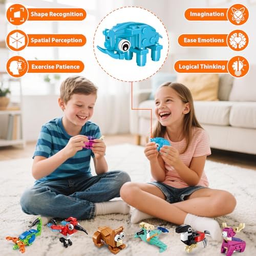 24 Pack Mini Animal Building Blocks Toy Set