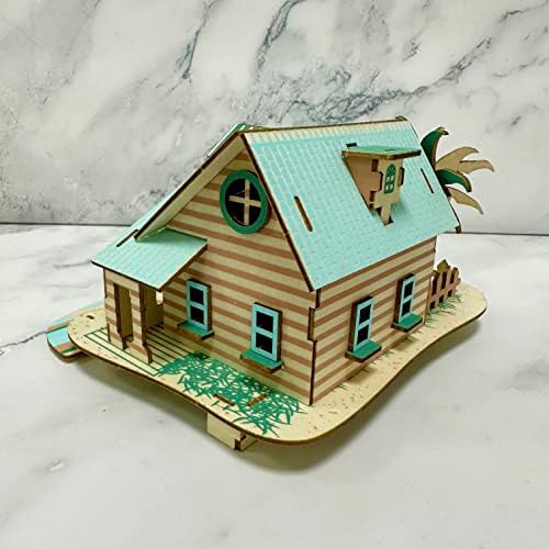 Bali Island Cottage 3D Wooden Puzzle Kit