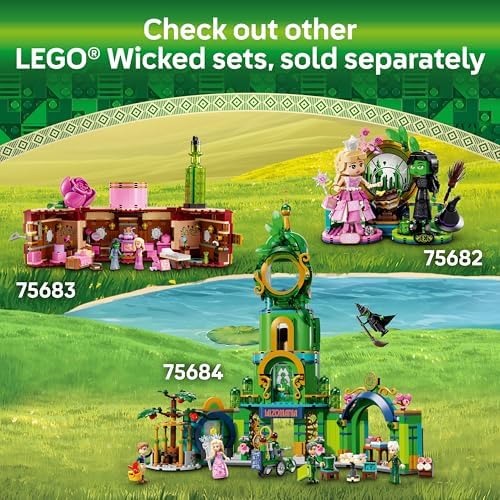 LEGO Wicked Glinda Elphaba Nessarose Shiz University Building Set for Kids 7