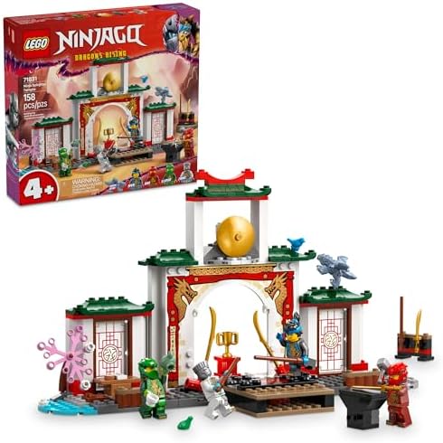 LEGO NINJAGO Temple Building Playset for Kids Ages 4