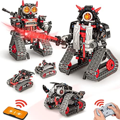 5-in-1 STEM RC Robot Building Kit for Kids