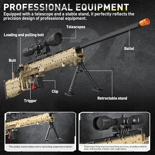 Fluorspar Blaster M24 Building Block Gun