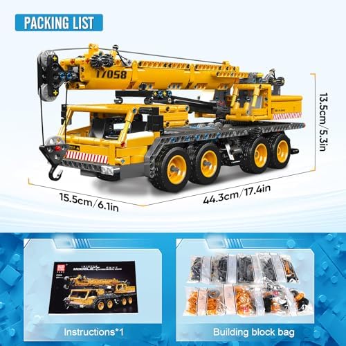 Mould King 17058 Crane Building Blocks Kit