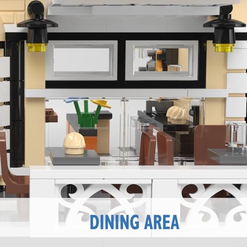 RAVAYO City Garden Hotel Building Set with LED Lights