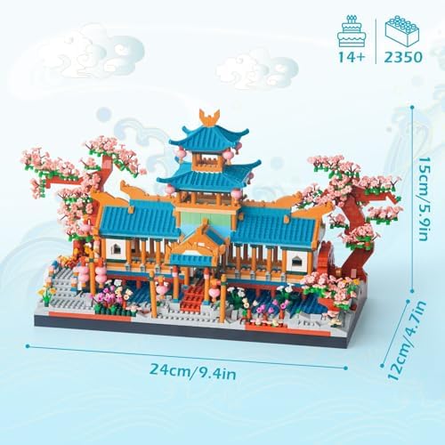 Finger Rock Cherry Blossom Bonsai Building Set 2350 Pieces