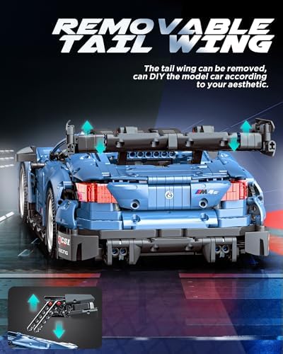 MOCBURIKU Sports Car Building Set 110 Scale M4 Racing Technic