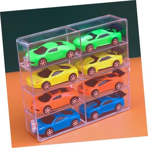 2pcs Display Case for Model Cars and Collectibles Organizer