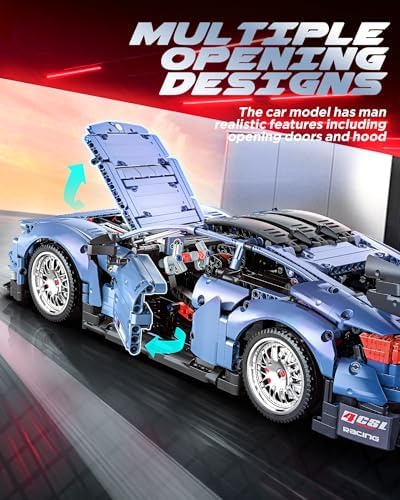 MOCBURIKU Sports Car Building Set 110 Scale M4 Racing Technic