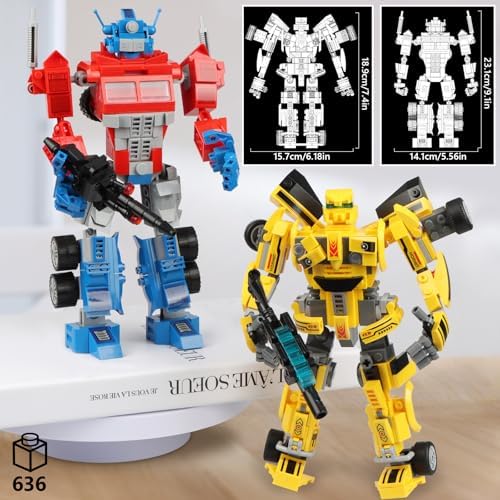 Transforming Robot Truck Building Set for Kids 12 636 Pieces