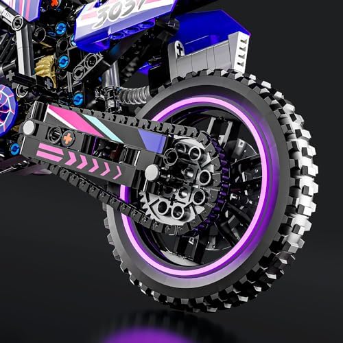 Mesiondy 476 PCS Motorcycle Building Block Set
