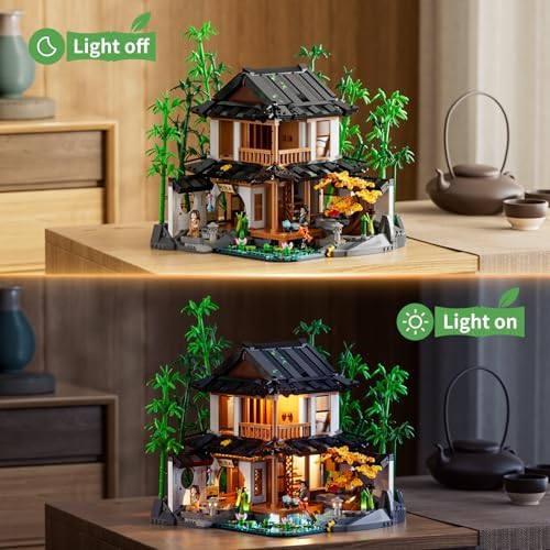 Lumibricks Bamboo House Lighting Set 2432 Pcs