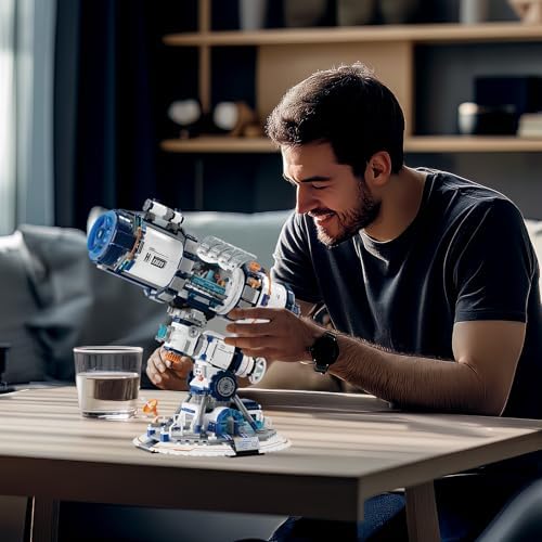 Space Telescope Building Set for Adults - 995 Pieces with Light