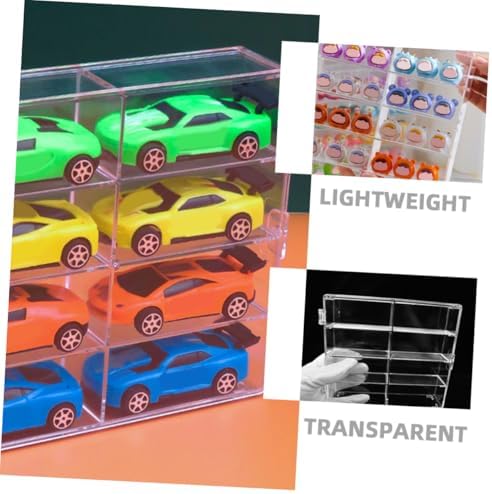Gadpiparty 2pcs Display Case Stand for Car Models and Collectibles