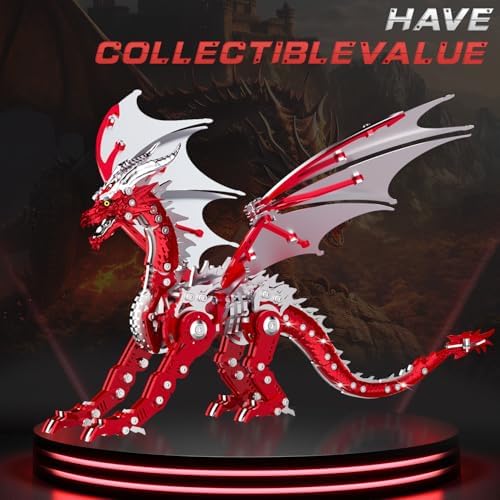 3D Metal Dragon Puzzle Building Set for Adults