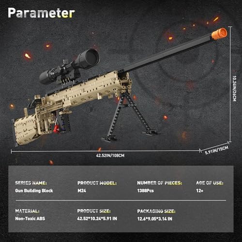 Fluorspar Blaster M24 Building Block Gun